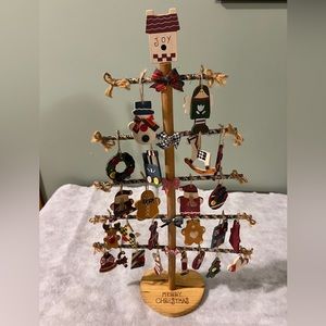Advent Tree with Ornaments